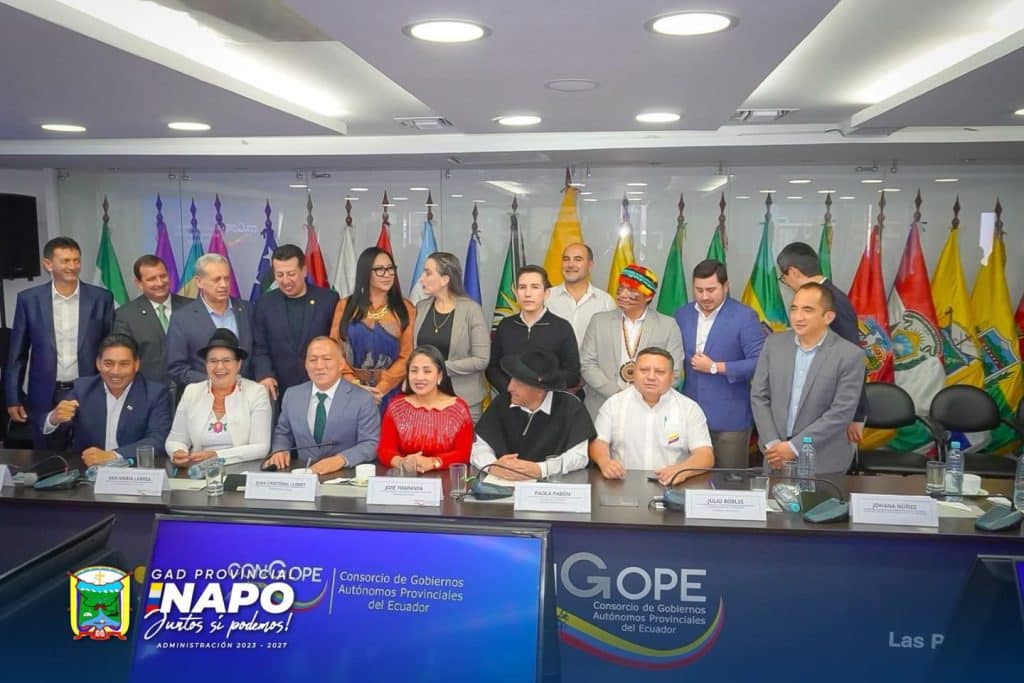 37 la prefectura de napo presente en la asamblea general del congope (3 junio)