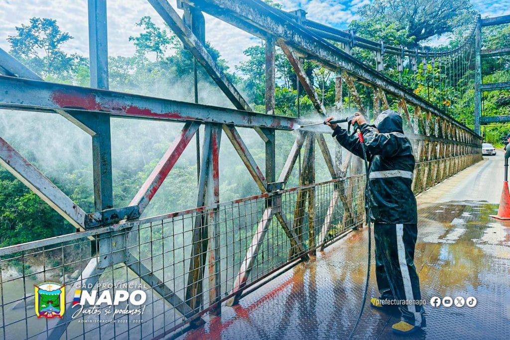 96 mantenimiento del puente sobre el río misahuallí en el sector pununo 16 julio