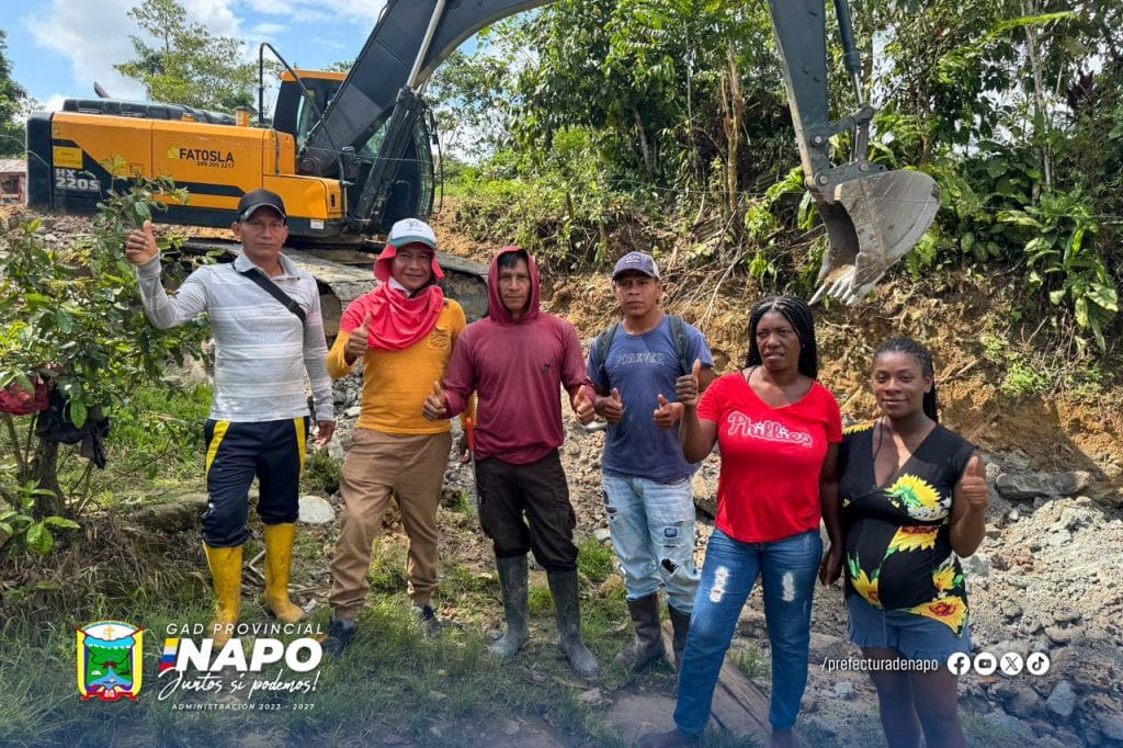 apertura de 150 metros de vía hacia el barrio nuevo, sector san jorge – cantón tena
