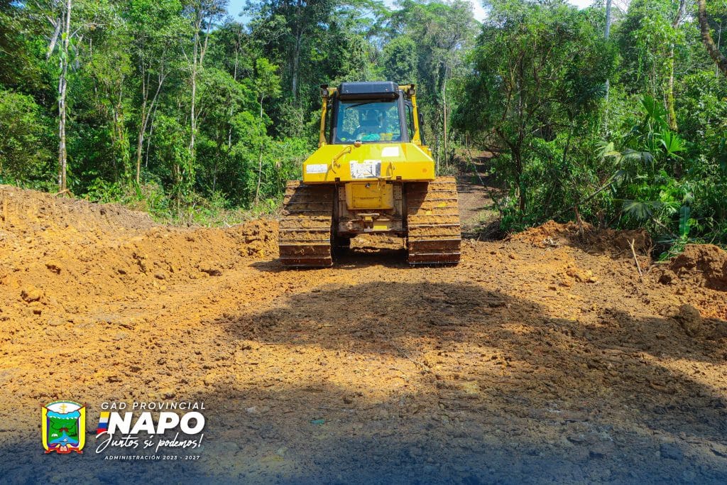 apertura de vía en la comunidad killu yaku – parroquia misahuallí