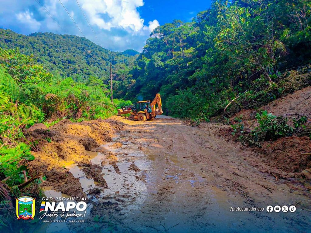 atención a emergencia en la vía cando – laguna azul, parroquia talag