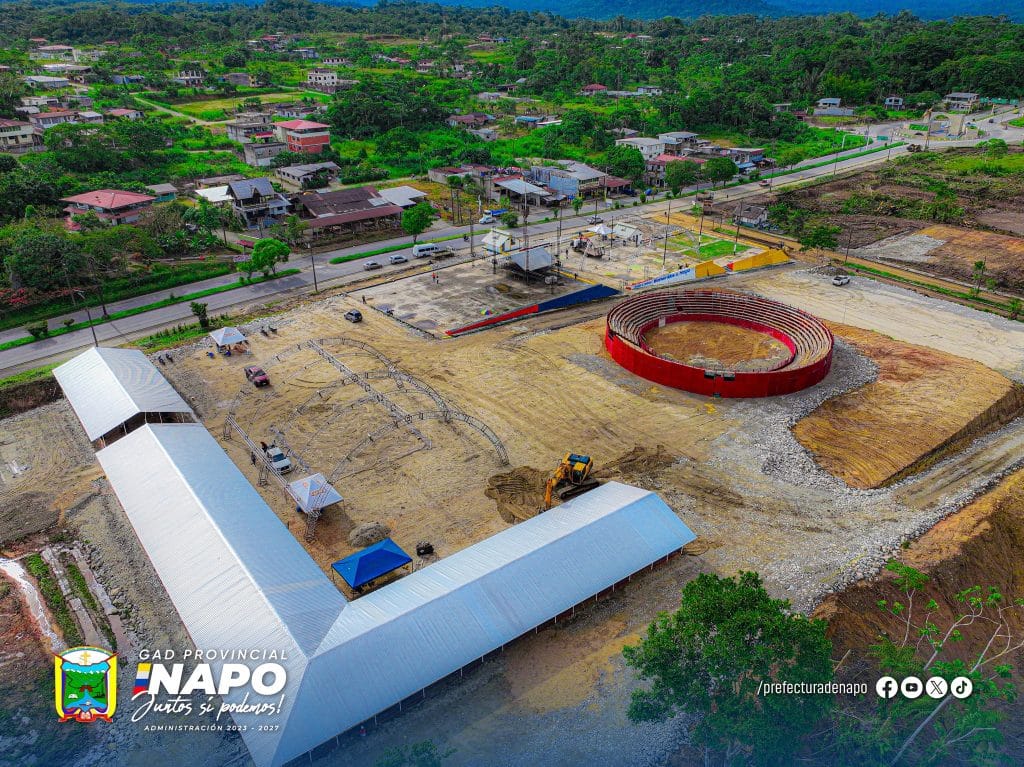 avance final de la construcción de la feria ganadera provincial – provincia de napo