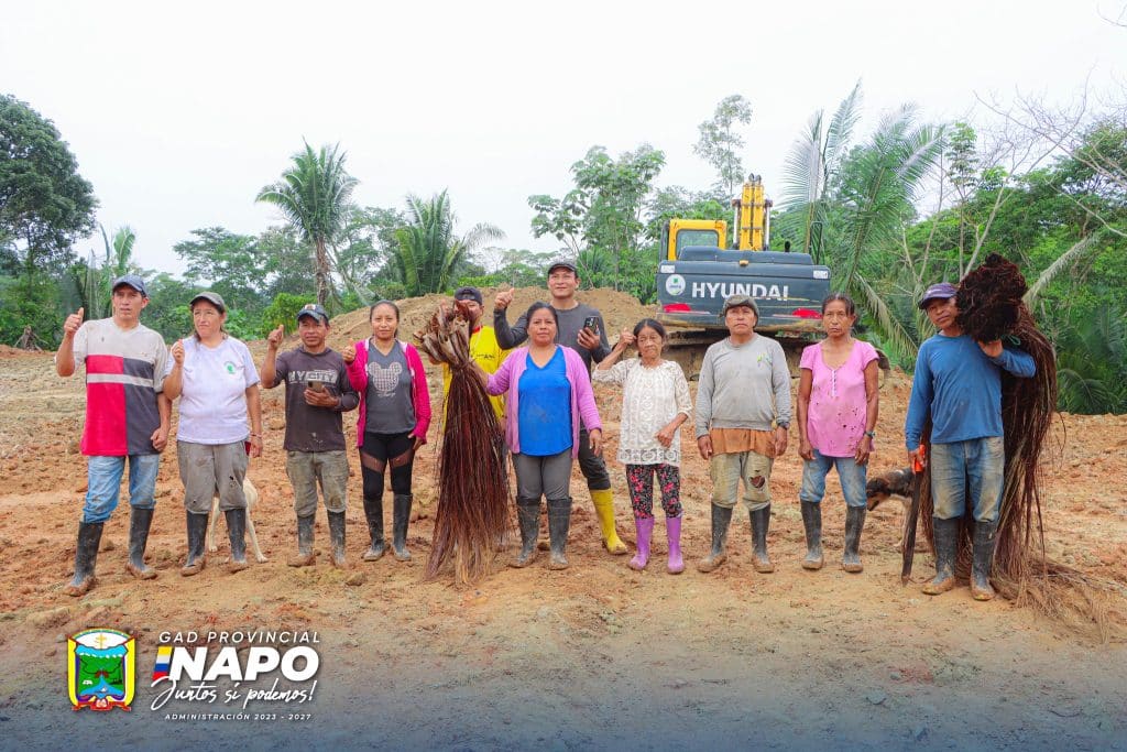 conformación de terraplén en shalcana impulsa la creación de nuevo asentamiento humano