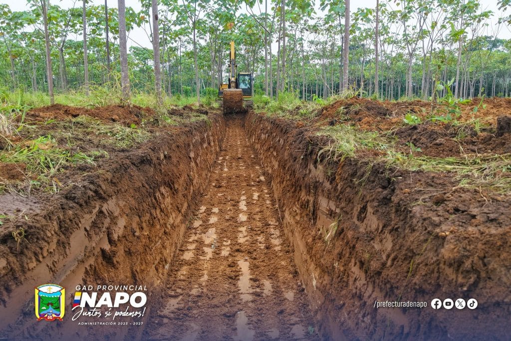 construcción de drenes y desbroce de terreno fortalecen la producción en sardina de misahuallí