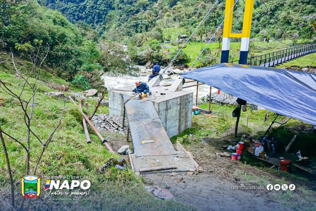 construcción de rampas de acceso al puente peatonal san fermín