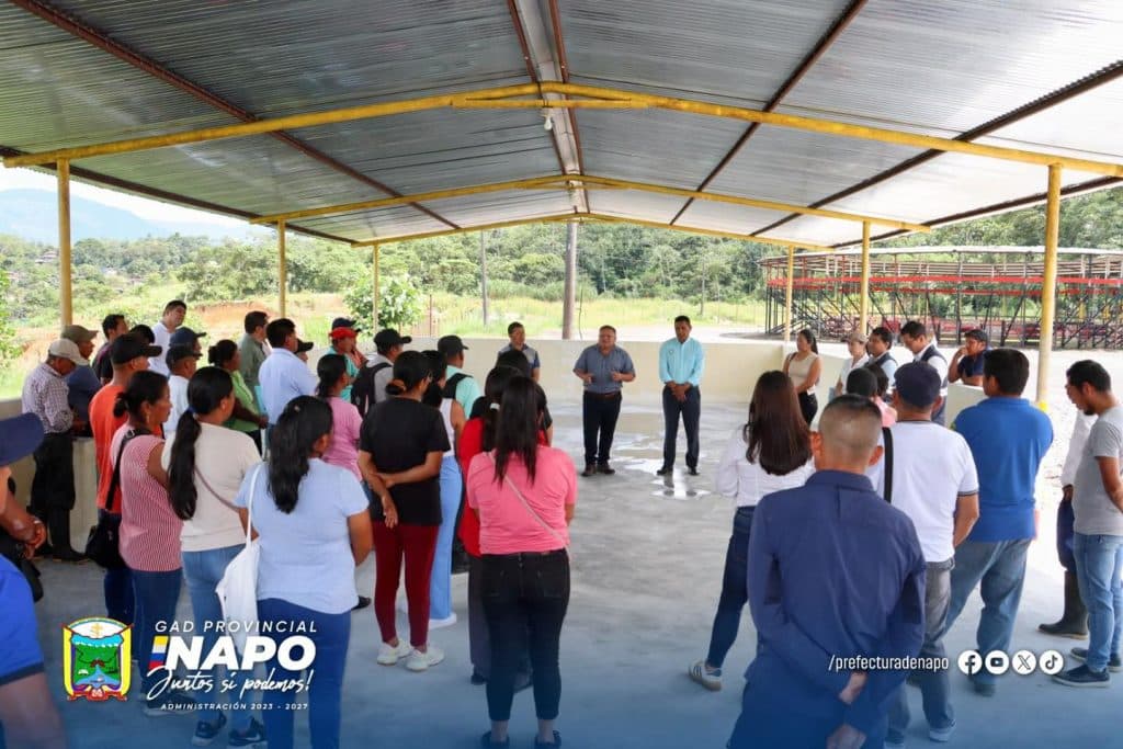 coordinación para la preparación del recinto ferial de cotundo – cantón archidona