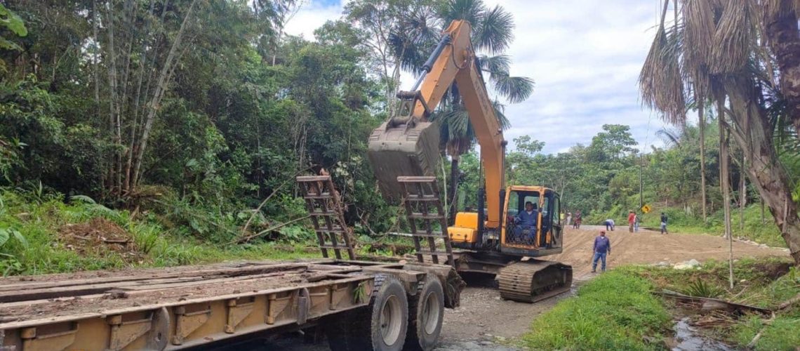 81 construcción de terraplén en la comunidad chontayacu, parroquia muyuna (8 julio)