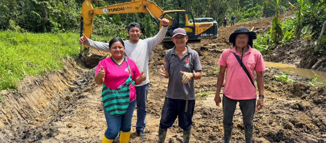 apertura de 2.000 metros de vía hacia el sector paichayaku – parroquia san pablo de archidona