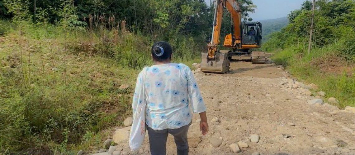 apertura y lastrado de 2 km en san juan de dos ríos – ushpayaku