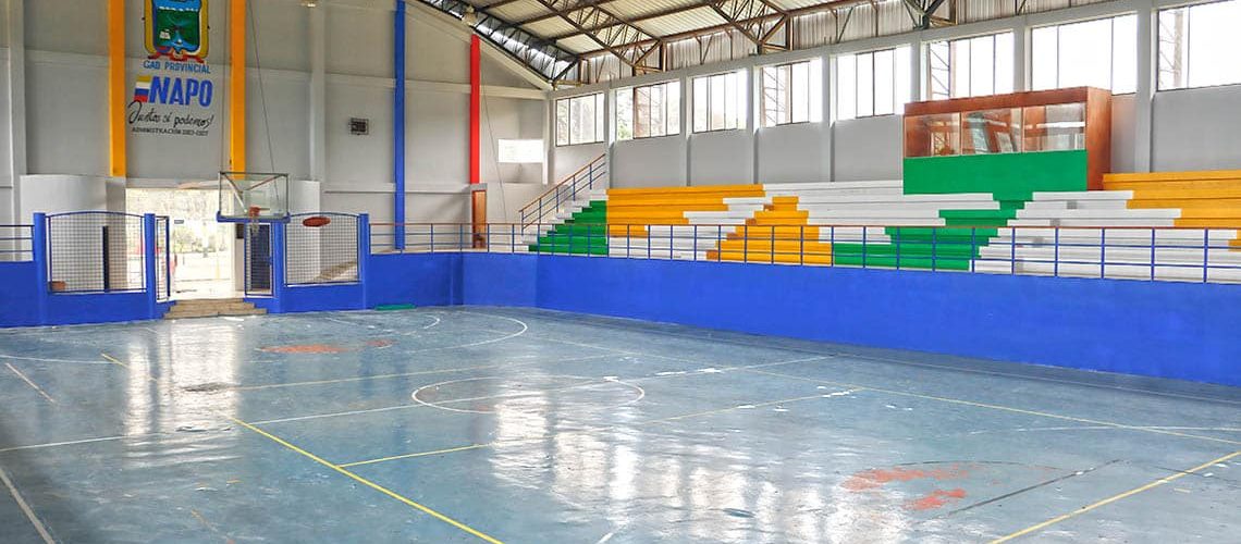 coliseo municipal renovado en arosemena tola