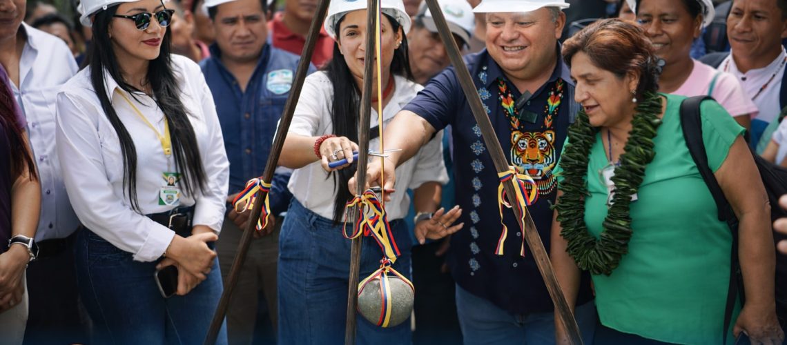 colocación de primera piedra marca inicio de ampliación y asfaltado de la vía la florida – josé tanguila