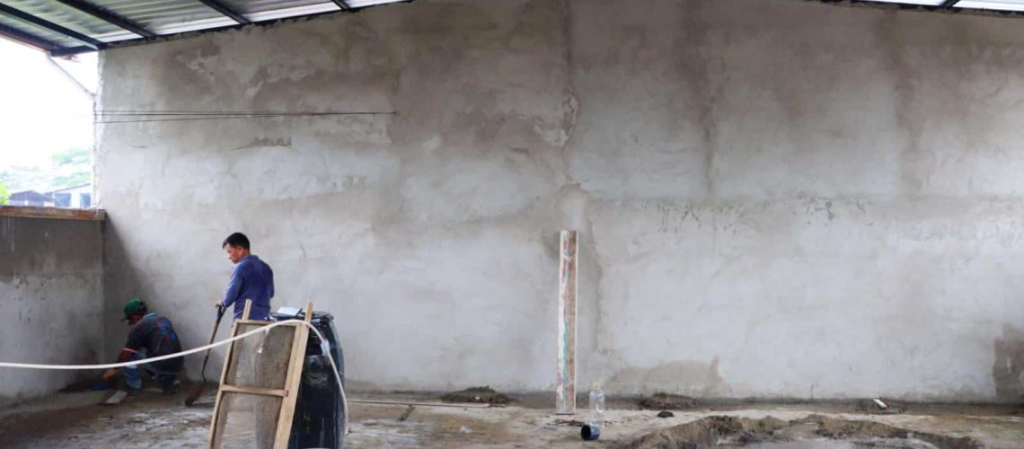 construcción de aula en la unidad educativa nacional tena fortalece la infraestructura educativa