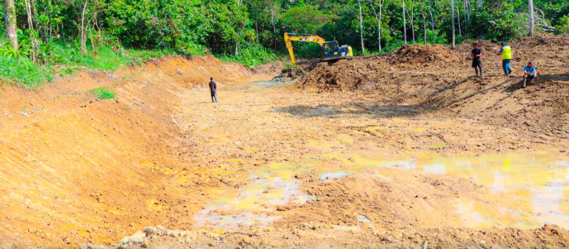 construcción de piscinas para crianza de tilapias en la comunidad rumi urku – parroquia misahuallí
