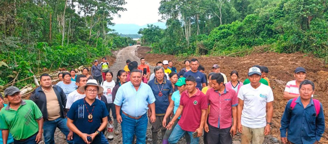 coordinación para la apertura y lastrado del anillo vial itakivilina – ardilla urku – san matías, pueblo kichwa de rukullacta