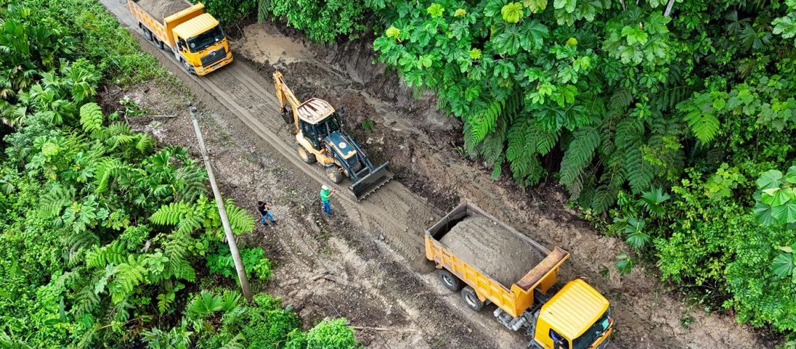 ehabilitación de 11 km de la vía troncal amazónica – huachiyaku – agua santa
