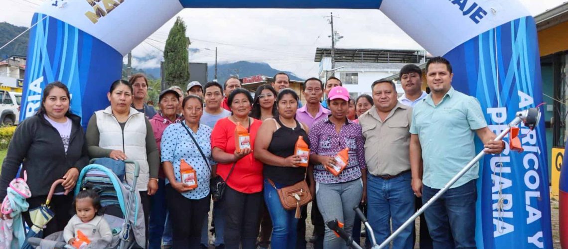 entrega de 15 desbrozadoras a organizaciones productivas – provincia de napo