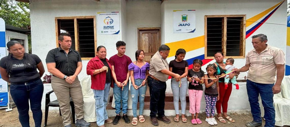 entrega de vivienda digna en tambayacu – parroquia san pablo