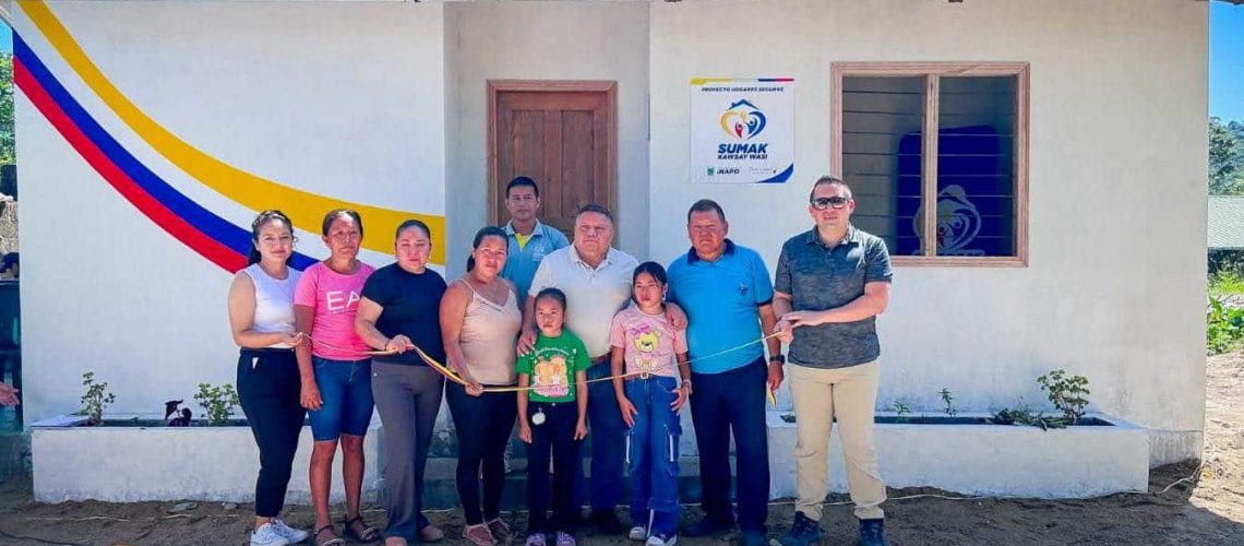 entrega de vivienda en la comunidad san bartolo de wayrayaku – parroquia muyuna
