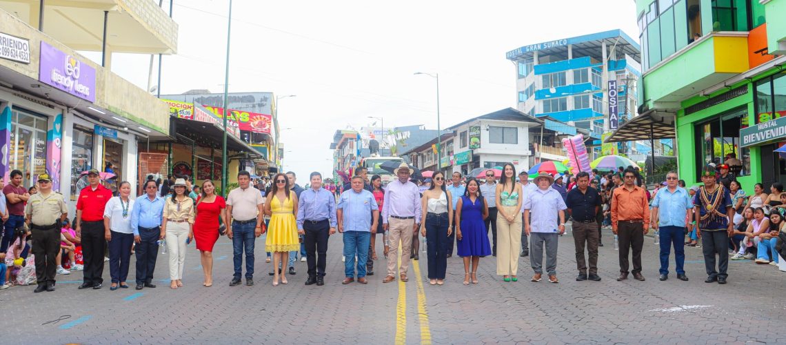 gran pregón de danzas y artes móviles por los 66 años de provincialización de napo – provincia de napo