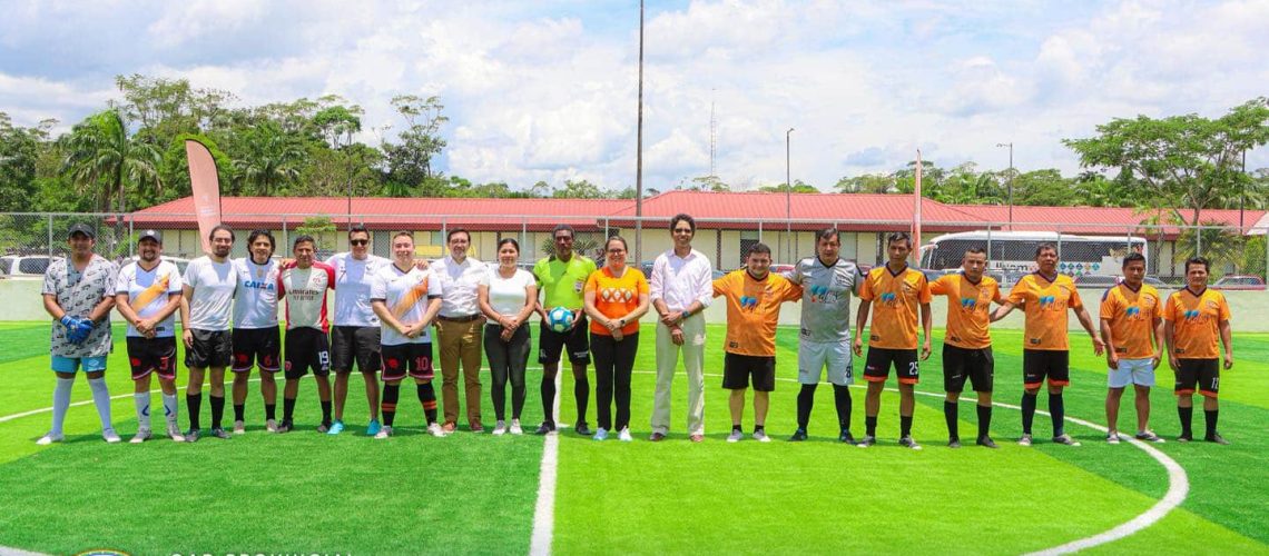 inauguración de la cancha sintética de la universidad ikiam – fomento al deporte y bienestar comunitario