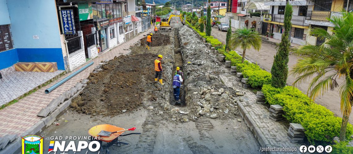 mantenimiento vial en la avenida carlos acosta fortalecerá la movilidad en la parroquia borja