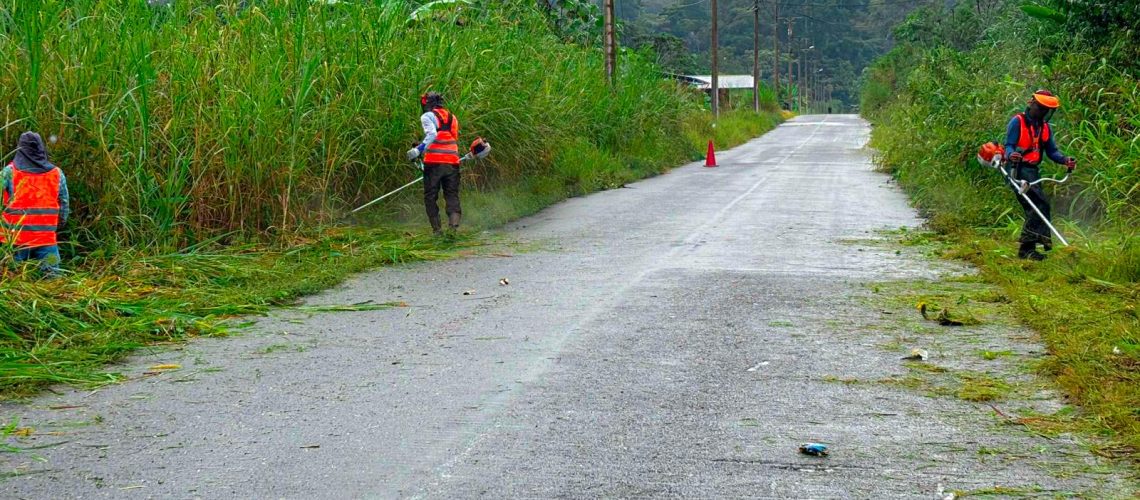mantenimiento vial en los sectores de puní – bucana y ahuanomantenimiento vial en los sectores de puní – bucana y ahuano