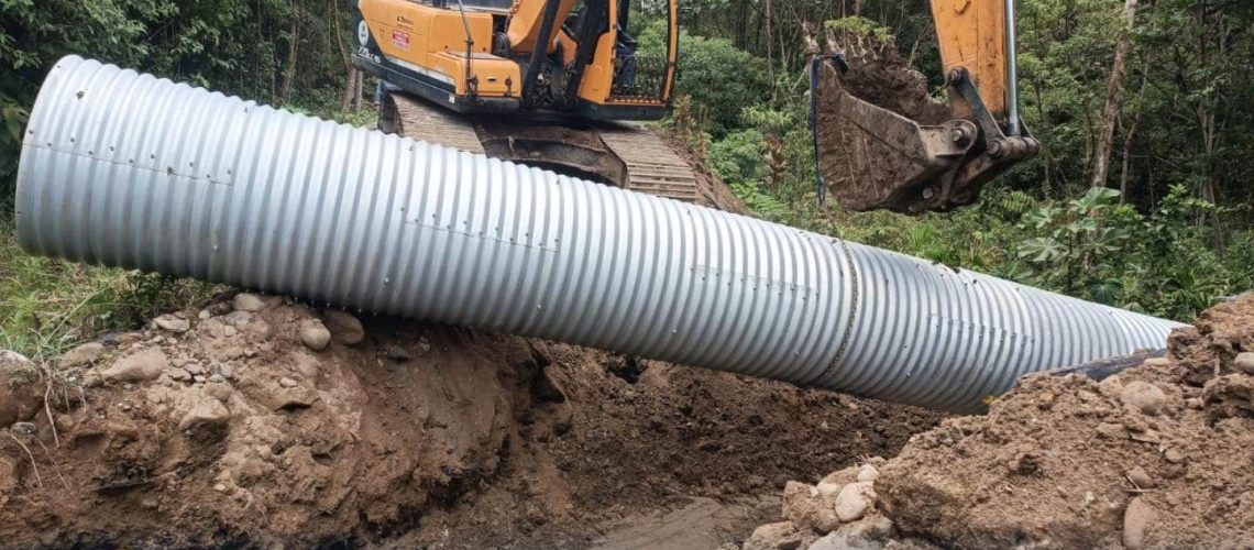 mejora de drenaje en el centro turístico uchu ishinga