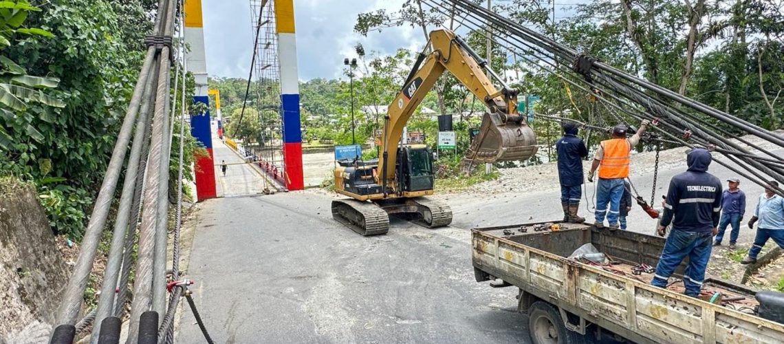 mejora en el puente de puerto napo
