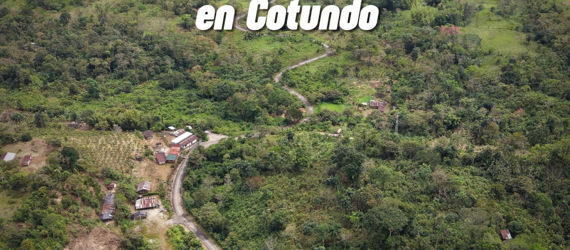 mejoramiento vial en cotundo