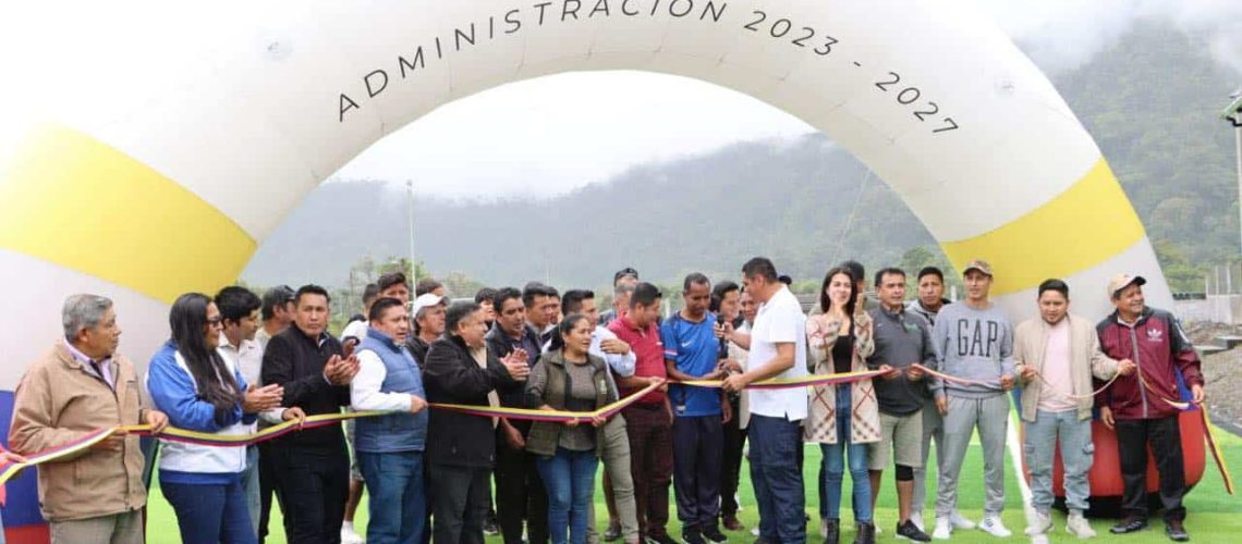 nuevo polideportivo en la parroquia santa rosa