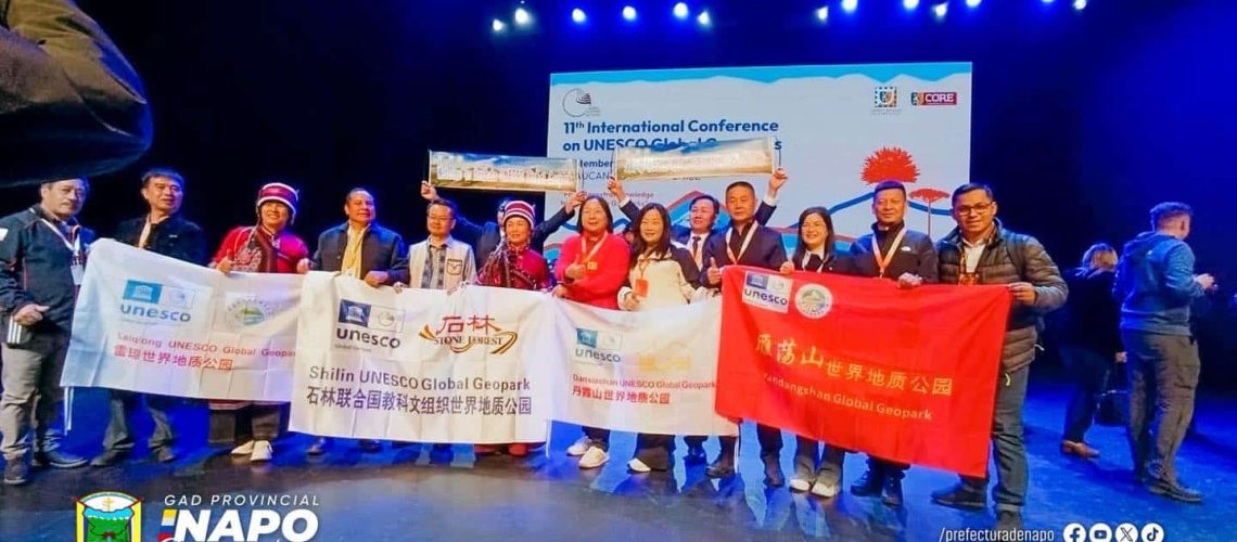 participación de napo en la 11ª conferencia internacional de geoparques unesco