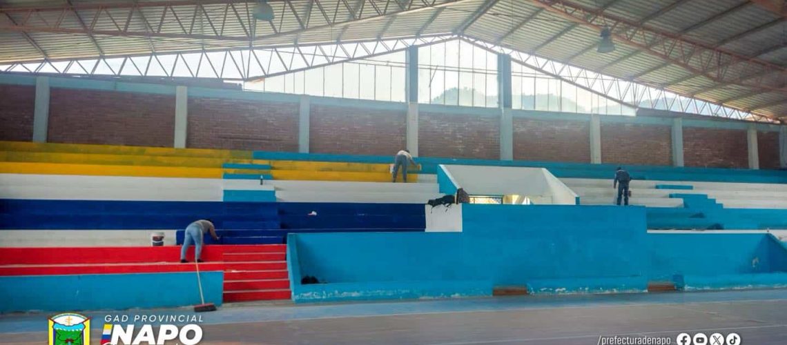 pintura en el coliseo de baeza