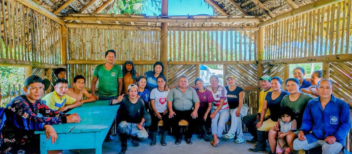 recorrido en la comunidad de alto tena