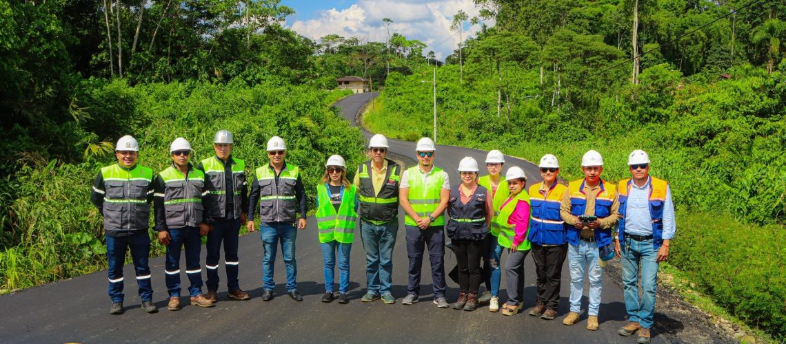 recorrido técnico al proyecto de ampliación y asfaltado de la vía la antena – comunidad guayusa loma, puerto napo y tena