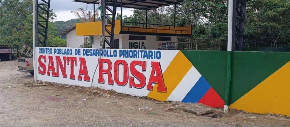 renovamos la cancha cubierta de la comunidad santa rosa