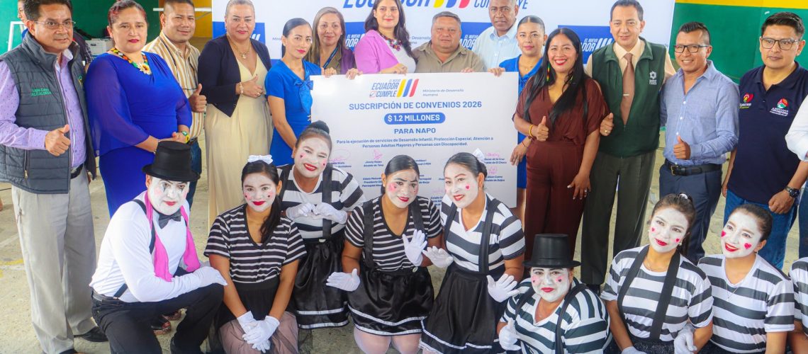 suscripción de convenios para el fortalecimiento de servicios de atención integral – provincia de napo