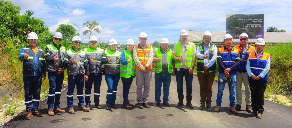 visita técnica a la ampliación y asfaltado de la vía las antenas – guayusa loma – puerto napo y tena