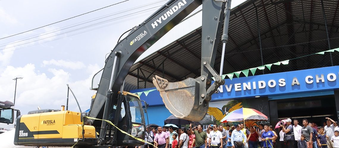 web entrega de excavadora chonta punta