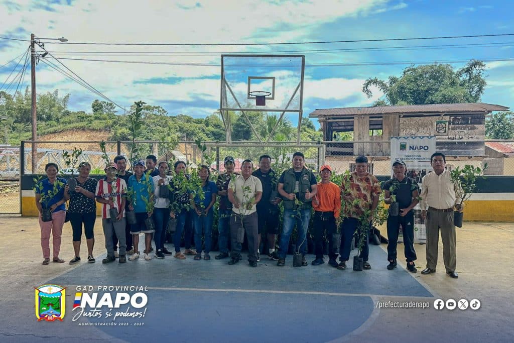 entrega de 1.062 plantas cítricas para reforestación en la comunidad san francisco de cotundo – parroquia cotundo