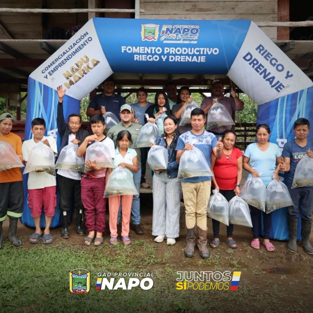 entrega de alevines hatun sumako