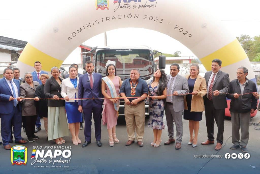 entrega de camión al gad parroquial de borja – san francisco de borja