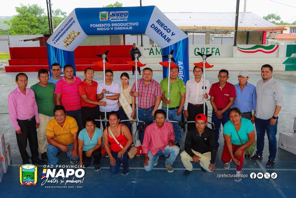 entrega de desbrozadoras al consejo de comunidades kichwa rayu paki – cantón archidona