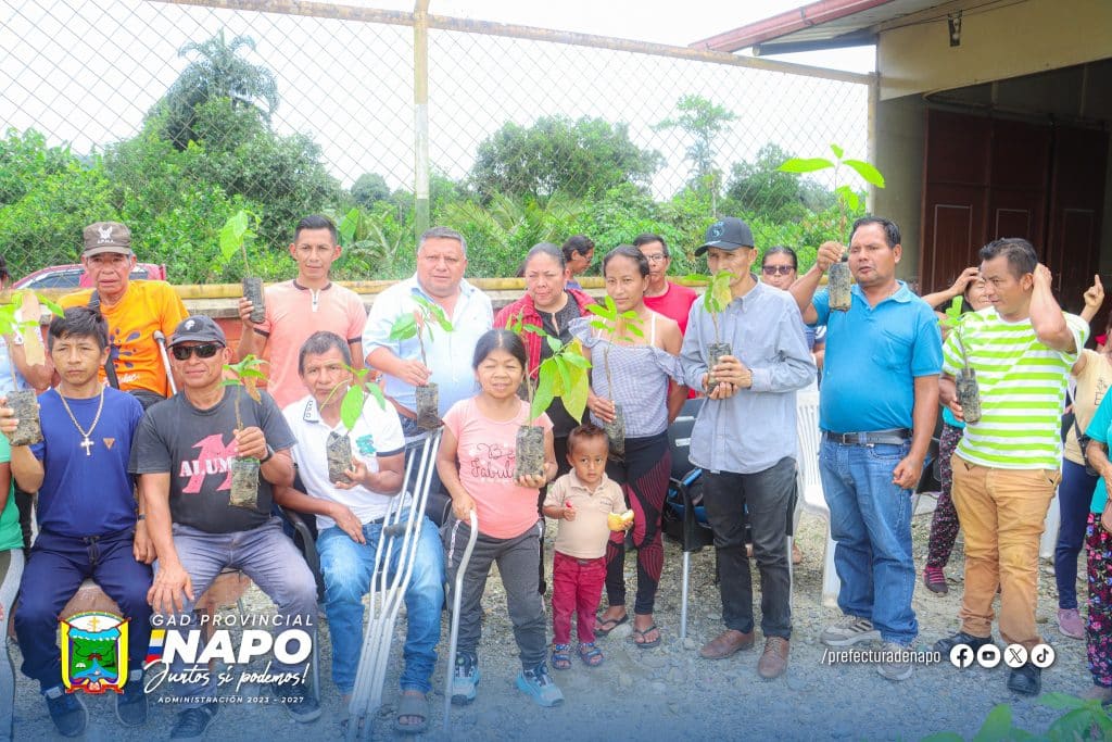 entrega de plantas de cacao fortalece la producción agrícola en la parroquia talag