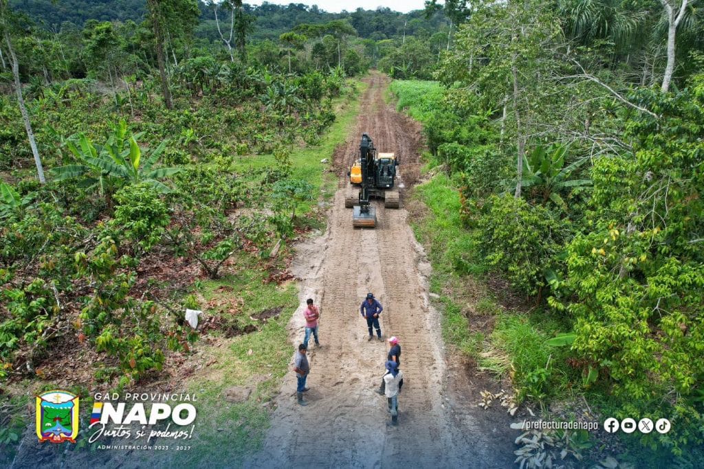 lastrado de 400 metros de vía