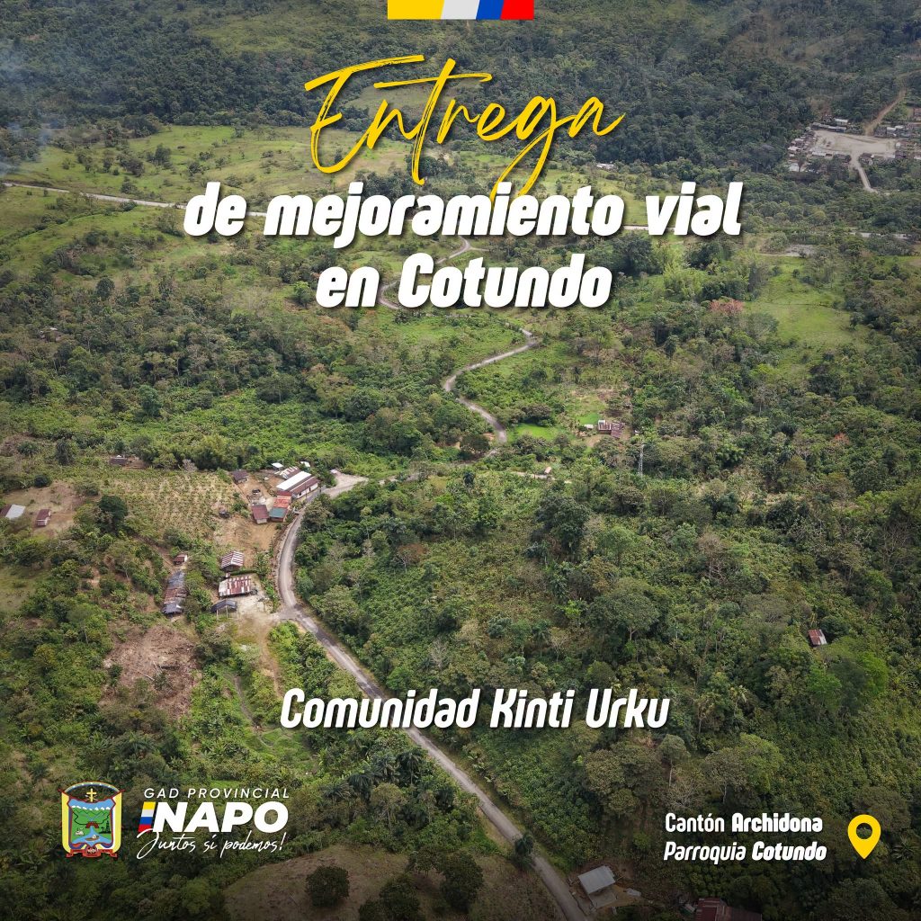 mejoramiento vial en cotundo