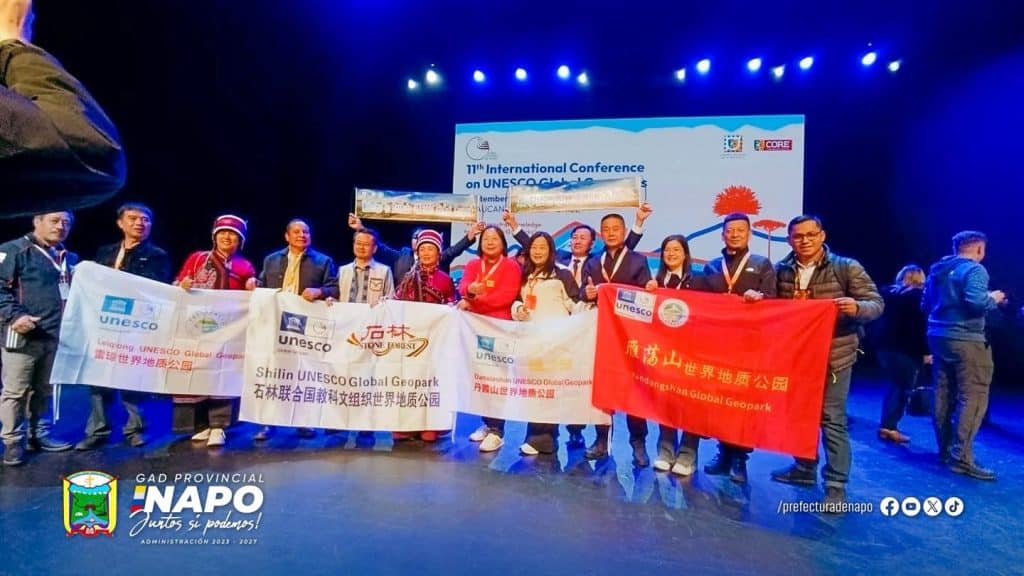 participación de napo en la 11ª conferencia internacional de geoparques unesco