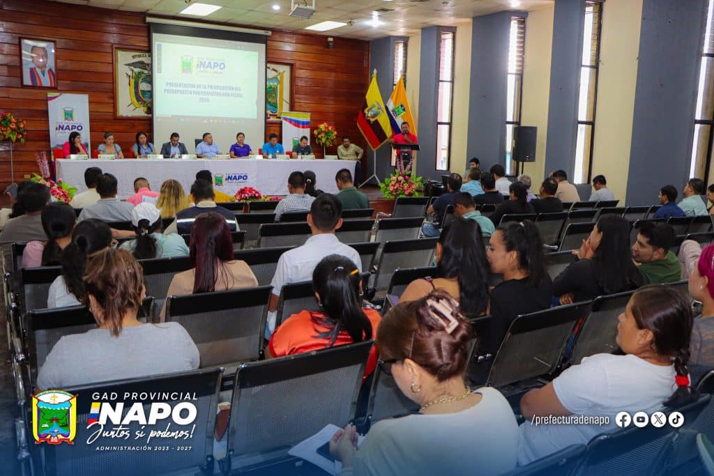 presentación de la priorización del presupuesto participativo 2026 – provincia de napo