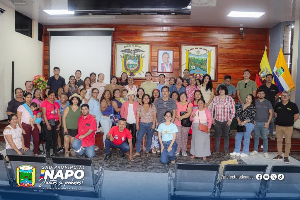 reunión con emprendedores del territorio para fortalecer el desarrollo productivo – provincia de napo
