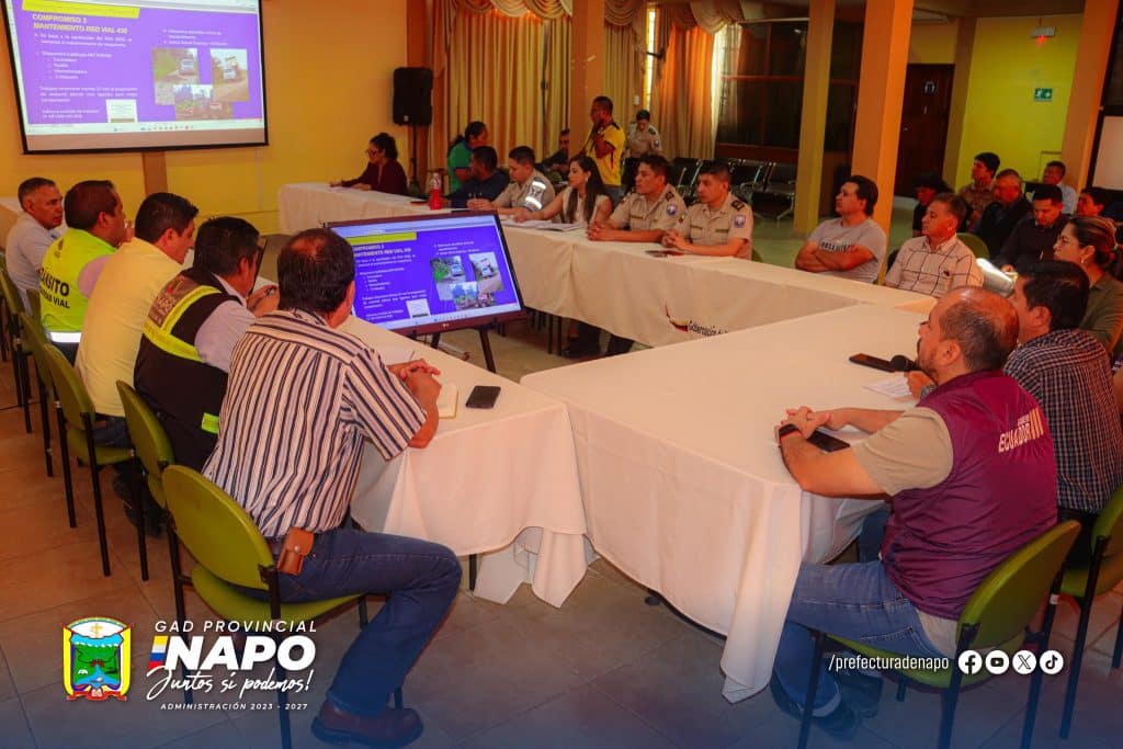 segunda mesa de transporte provincial 2026 fortalece la coordinación para mejorar la movilidad en napo