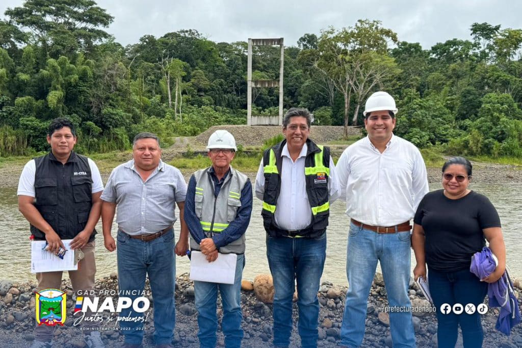 supervisión de la construcción del puente sobre el río arajuno – comunidad puni bocana, parroquia misahuallí